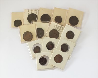 Lot 247 - A collection of coins and tokens