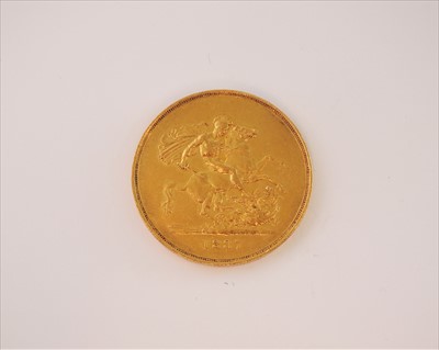 Lot 162 - A Victoria Jubilee £5 coin dated 1887