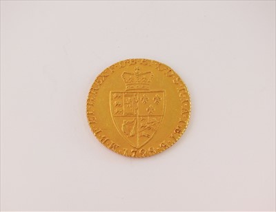 Lot 165 - A George III spade guinea dated 1798