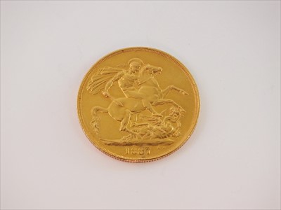Lot 170 - A Victoria Jubilee head £2 coin