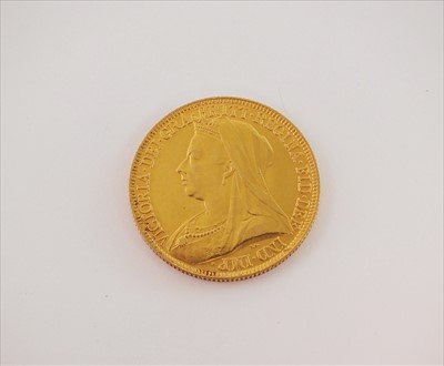 Lot 171 - A Victoria Old head £2 coin