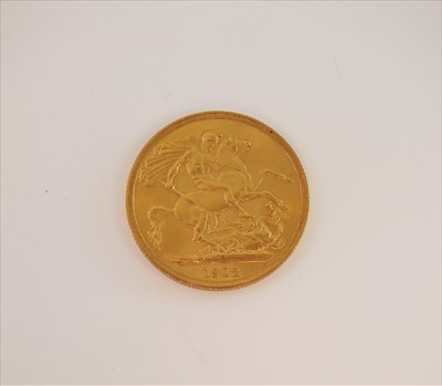 Lot 173 - An Edward VII £2 coin