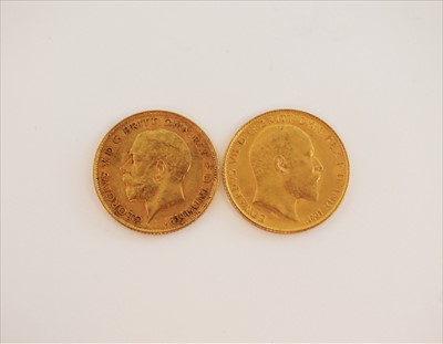 Lot 178 - A sovereign and a half sovereign