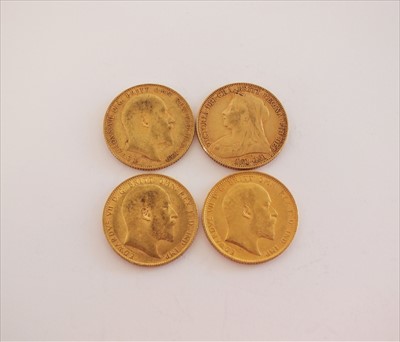Lot 188 - Four sovereigns