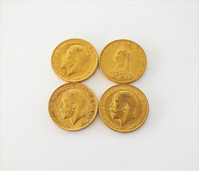 Lot 202 - Four sovereigns
