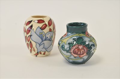 Lot 44 - Two Moorcroft vases