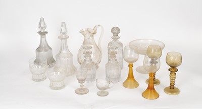 Lot 143 - Collection of drinking and table glassware