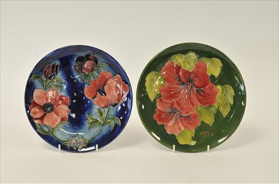 Lot 55 - Two Moorcroft Year Plates - 1982 and 1983