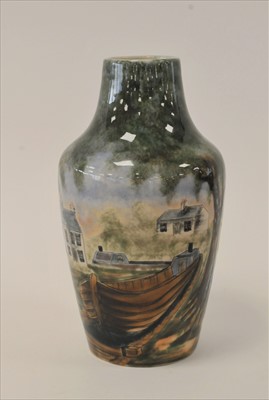 Lot 67 - Cobridge Pottery 'Cauldon Lock' vase