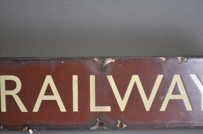 Lot 622 - An original British Railways enamel sign