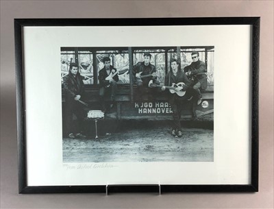 Lot 297 - Astrid Kirchherr, a signed limited edition photographic print of The Beatles
