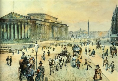 Lot 301 - Frank Rousse, Liverpool, watercolour
