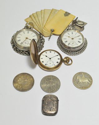 Lot 172 - A collection of three (3) pocketwatches to...