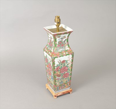 Lot 461 - A Cantonese famille rose vase