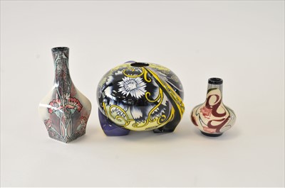 Lot 79 - Three Black Ryden vases