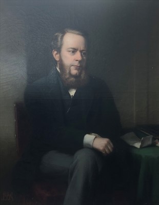 Lot 750 - Samuel Berry Godbold (British 19th Century, 1820-1884) Portrait of Richard Assheton Cross