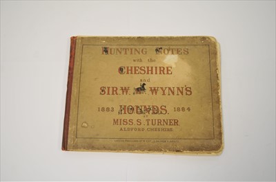 Lot 163 - TURNER, Miss S, Hunting Notes with the...