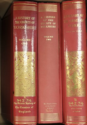 Lot 102 - VICTORIA COUNTY HISTORY OF YORKSHIRE, 2 vols,...