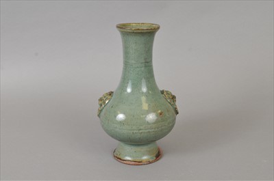 Lot 456 - A celadon glazed vase