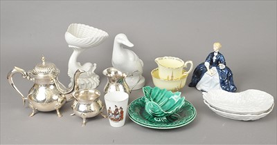 Lot 18 - Collection of ceramics, glass and silver-plate