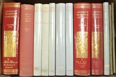 Lot 105 - VCH Somerset vols 1-7, VCH Devon vol 1, VCH...