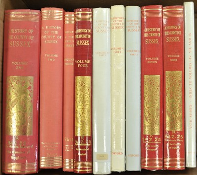 Lot 106 - VCH Sussex vols 1-4, vol 6 parts 1-3, vols 7-9...