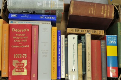 Lot 111 - DEBRETT'S PEERAGE, 1972-73. With other books,...