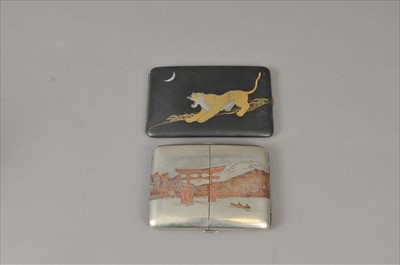 Lot 333 - Two Japanese cigarette cases