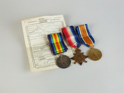 Lot 438 - A World War I trio