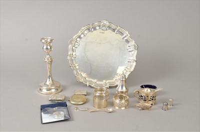 Lot 353 - A small collection of silver