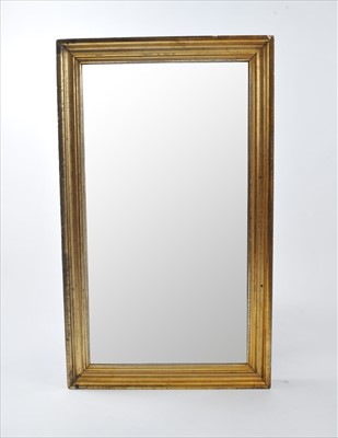 Lot 570 - An early 20th century or earlier gilt framed wall mirror