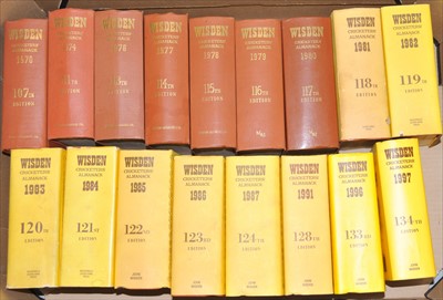 Lot 194 - WISDEN CRICKETERS' ALMANACK, 1947 - 1970,...