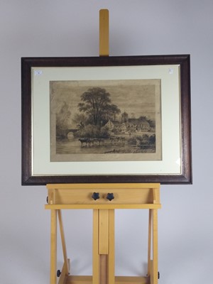 Lot 14 - A collection of prints and a Japanese hardwood screen