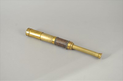 Lot 266 - A 19th century three-drawer microscope