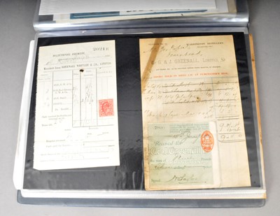 Lot 283 - A book of 20th century brewery and beer bottle labels