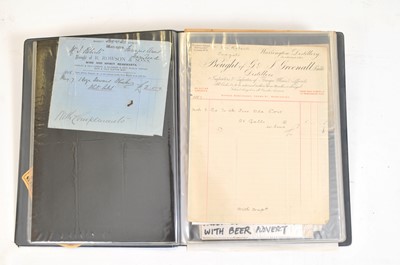 Lot 283 - A book of 20th century brewery and beer bottle labels