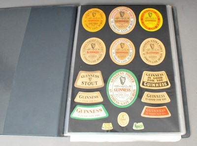 Lot 283 - A book of 20th century brewery and beer bottle labels
