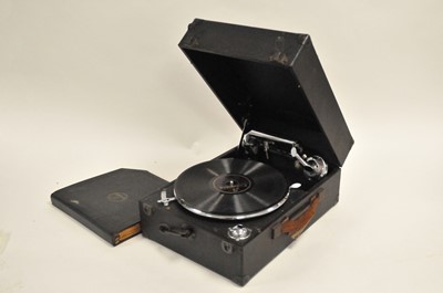 Lot 388 - A Columbia desk-top gramophone.