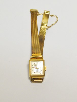 Lot 148 - A 14ct gold ladies wristwatch by Bifora