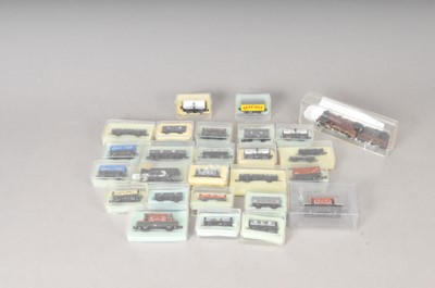 Lot 435 - A comprehensive collection of boxed N gauge model railway models