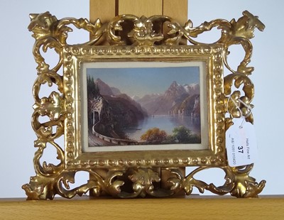 Lot 37 - A pair of 19th / early 20th century continental landscapes