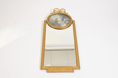Lot 343 - A decorative early 20th century French pier glass