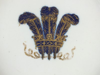 Lot 188 - A Caughley 'Prince of Wales' plate