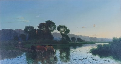 Lot 45 - Edwin Henry Boddington (British 19th Century, 1836-1905), Pair of River Landscapes