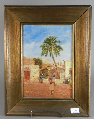 Lot 318 - Otto Pilny (Swiss 1866-1936), North African Street Scene