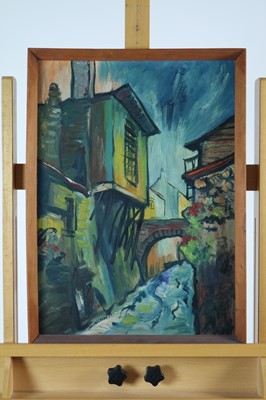 Lot 9 - James Lawrence Isherwood (British 1917-1989), The House on Props, Polperro