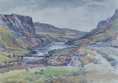 Lot 52 - Samuel John Lamorna Birch RWS RA (Newlyn School, 1869-1955), Highland River- Possibly the Speen