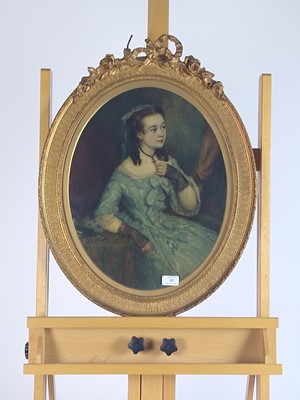 Lot 57 - John Pettie RA HRSA (Scottish 19th Century, 1839-1893), Young Lady in 18th Century Dress
