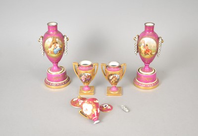 Lot 216 - Vienna vases