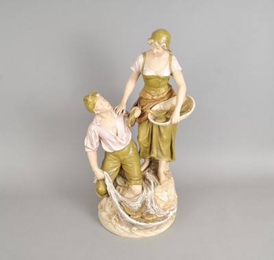 Lot 219 - Royal Dux figural group